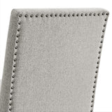 Seneca Counter Side Chair with Grey Fabric in Brown (2 Per Carton) - Tampa Furniture Outlet