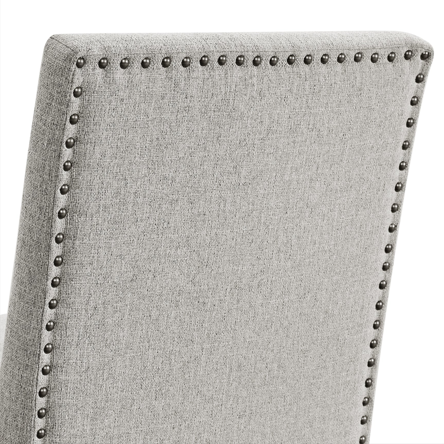 Seneca Counter Side Chair with Grey Fabric in Brown (2 Per Carton) - Tampa Furniture Outlet