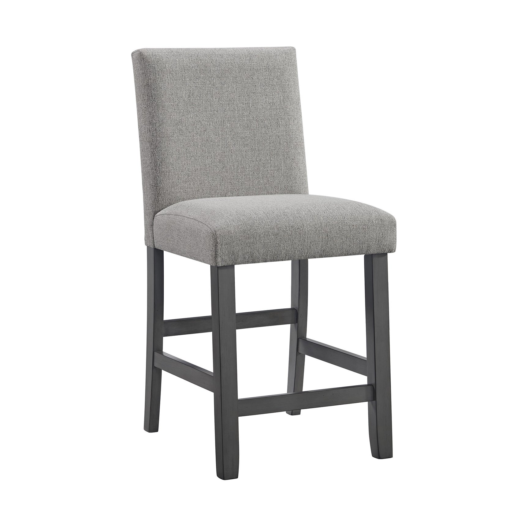 Seneca Counter Side Chair with Grey Fabric in Grey (2 Per Carton) - Tampa Furniture Outlet