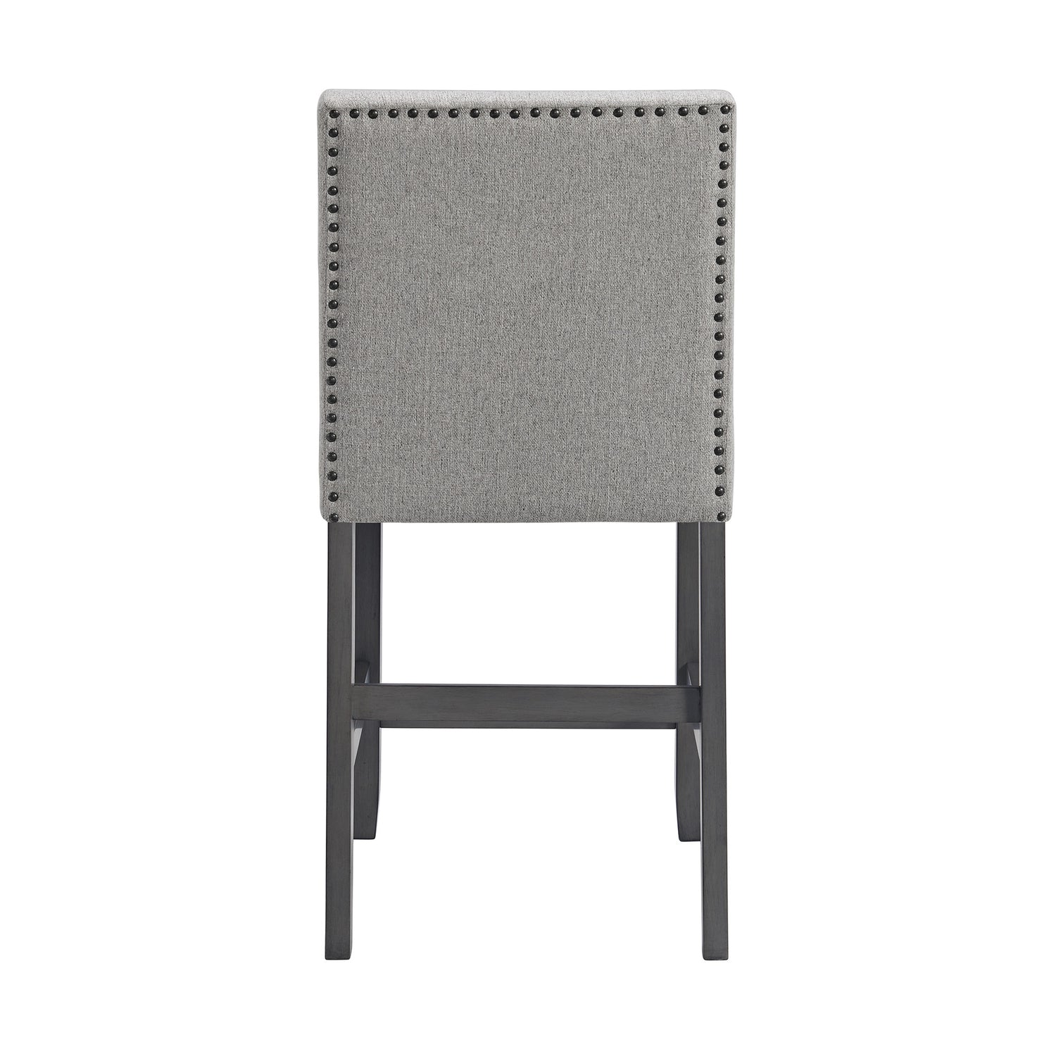 Seneca Counter Side Chair with Grey Fabric in Grey (2 Per Carton) - Tampa Furniture Outlet