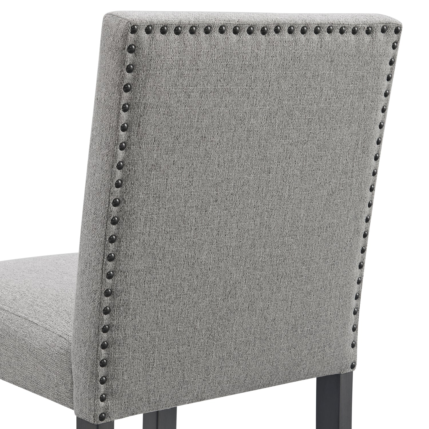 Seneca Counter Side Chair with Grey Fabric in Grey (2 Per Carton) - Tampa Furniture Outlet