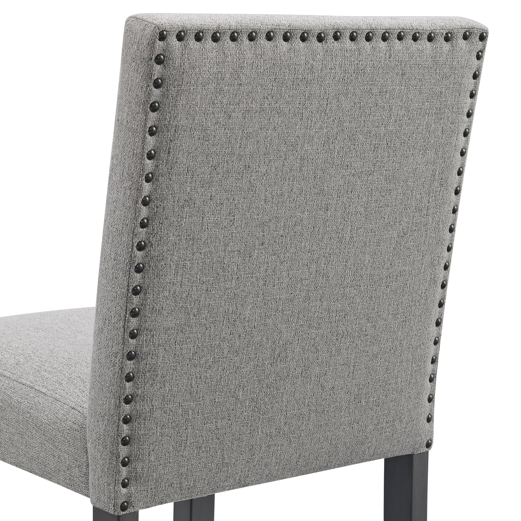Seneca Counter Side Chair with Grey Fabric in Grey (2 Per Carton) - Tampa Furniture Outlet