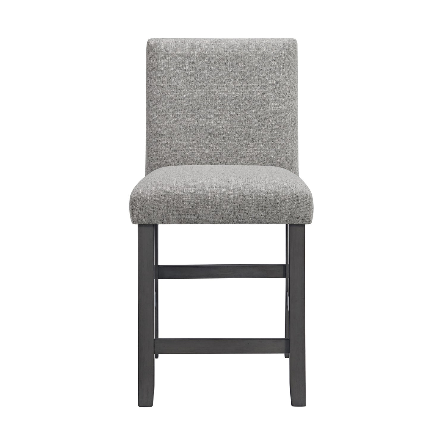 Seneca Counter Side Chair with Grey Fabric in Grey (2 Per Carton) - Tampa Furniture Outlet