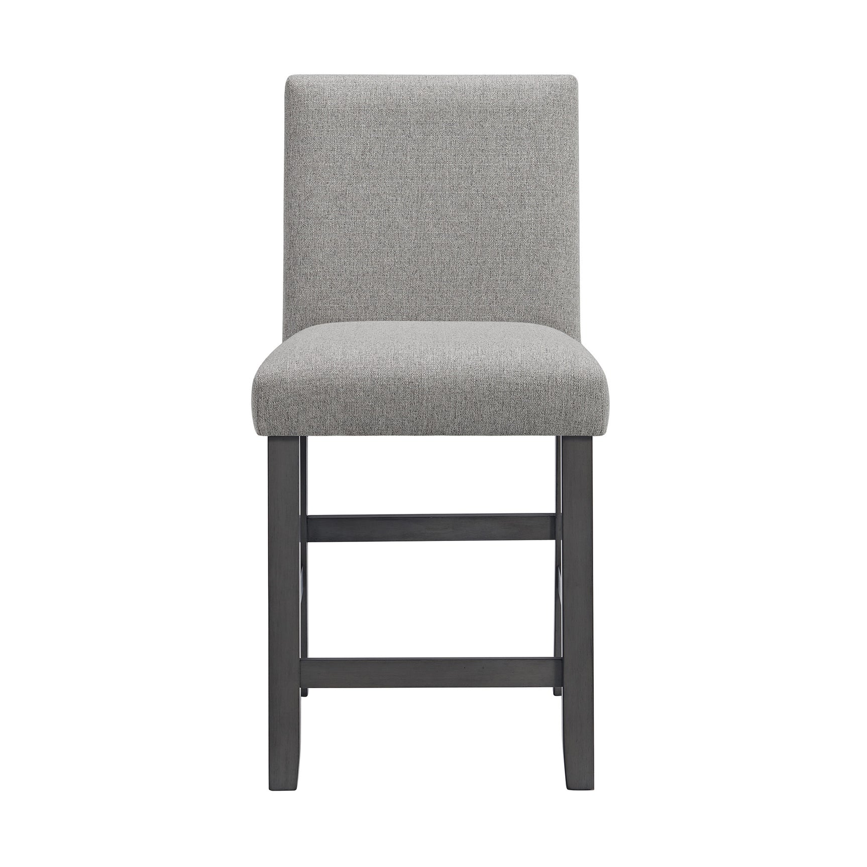 Seneca Counter Side Chair with Grey Fabric in Grey (2 Per Carton) - Tampa Furniture Outlet