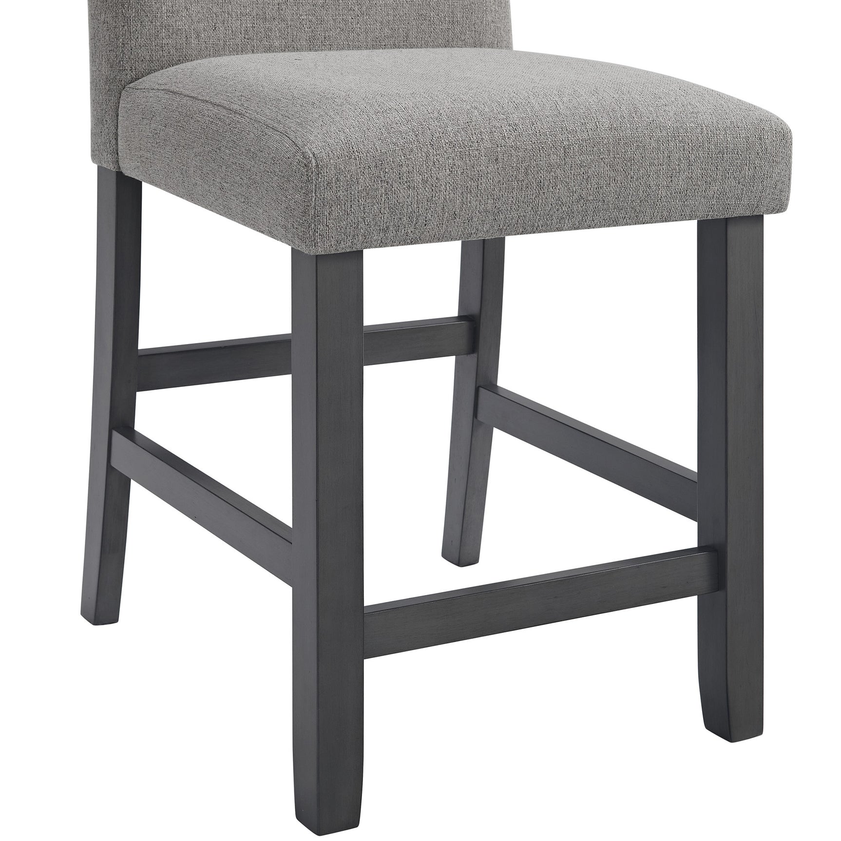 Seneca Counter Side Chair with Grey Fabric in Grey (2 Per Carton) - Tampa Furniture Outlet