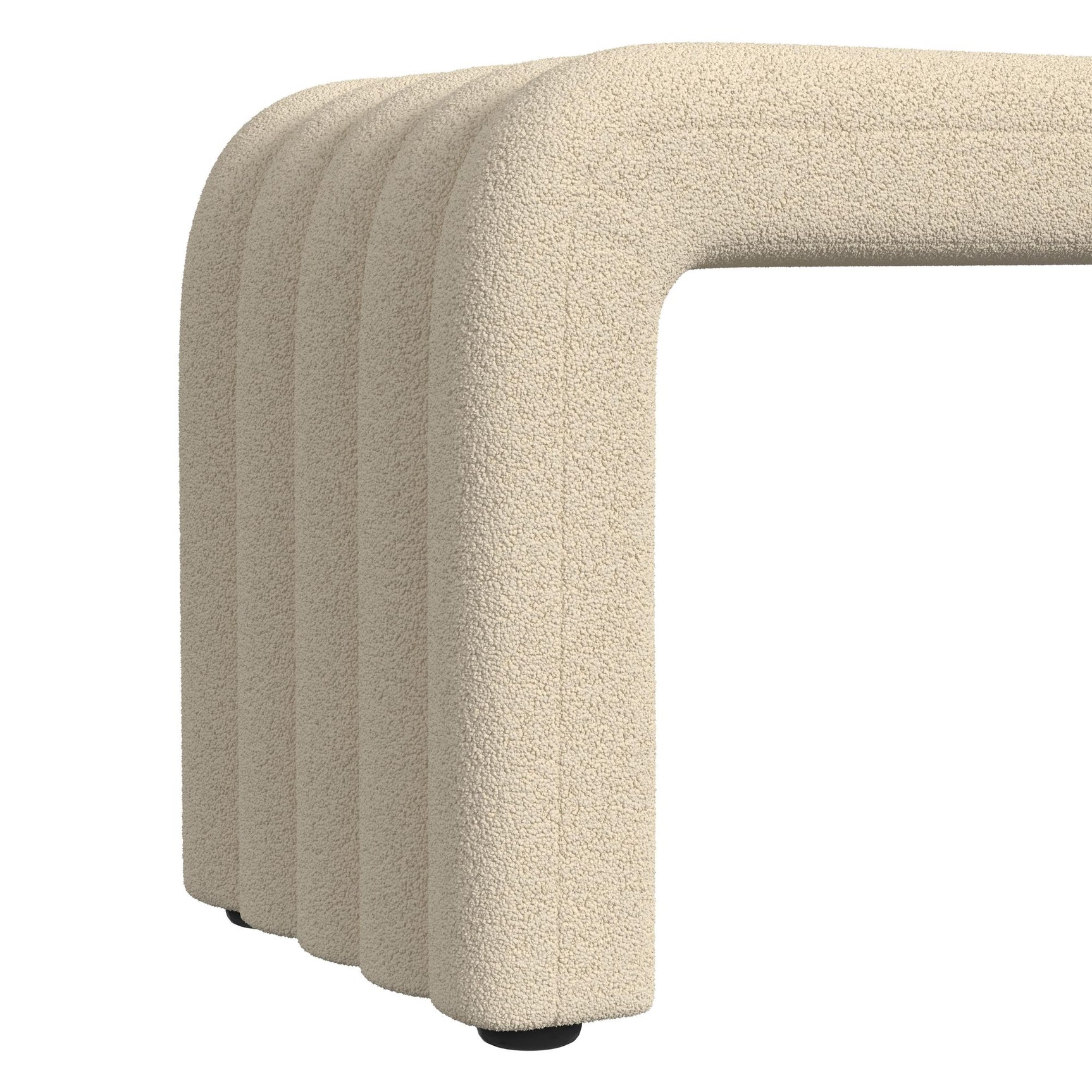 Seqouia Bench With 2 Stools in Ching Cream - Tampa Furniture Outlet