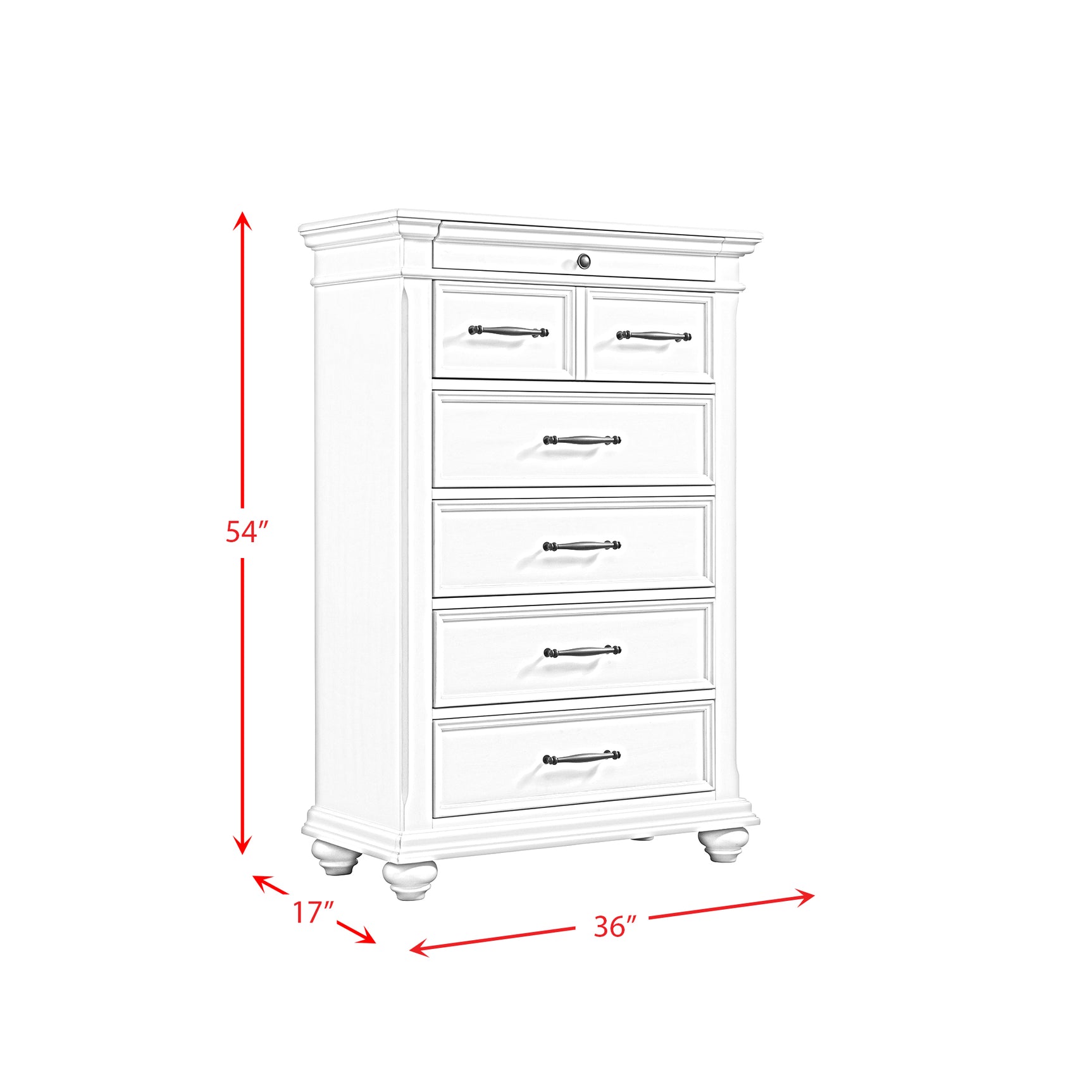 Slater Chest in Antique White