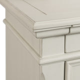 Slater Nightstand w/USB in Antique White