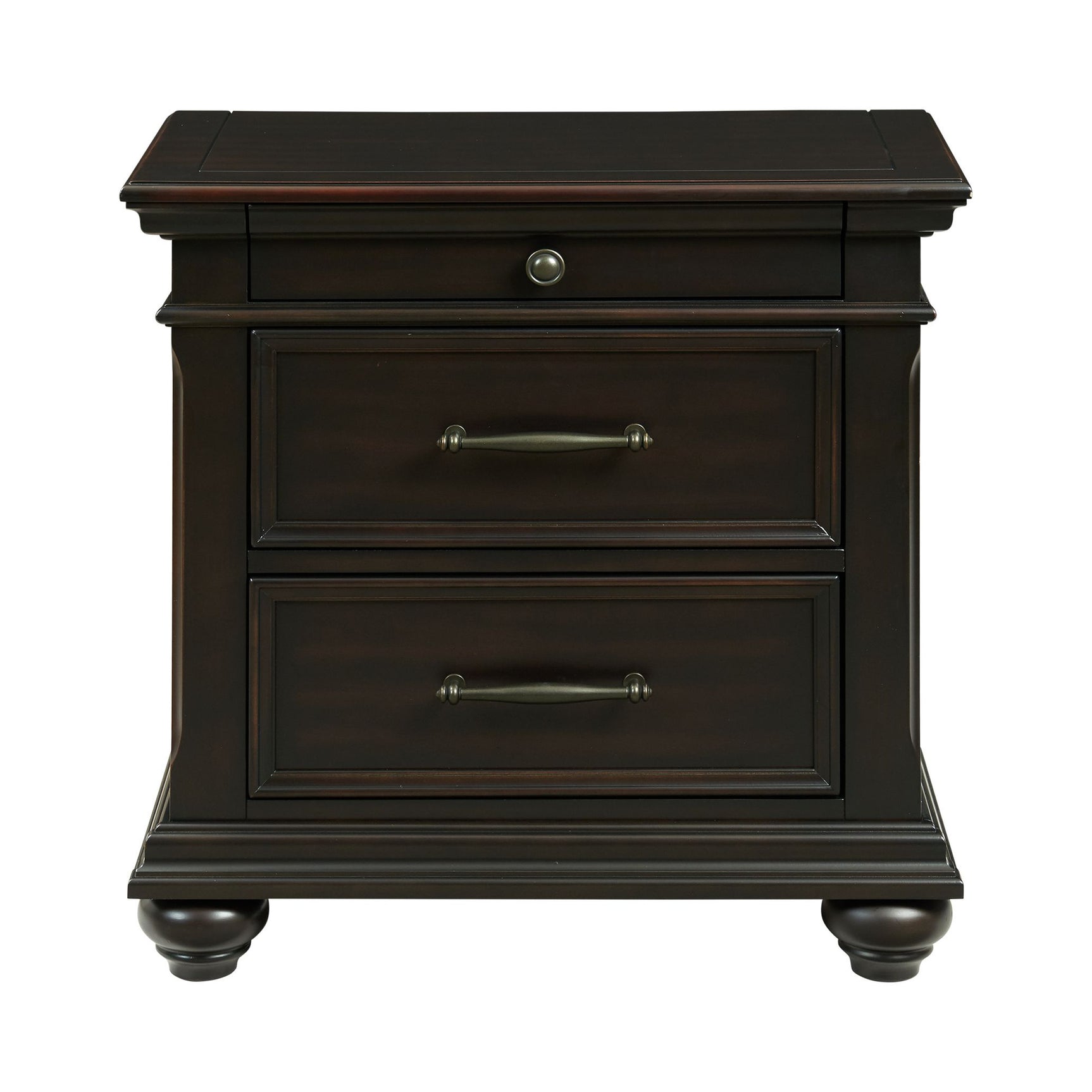Slater Nightstand w/USB Black