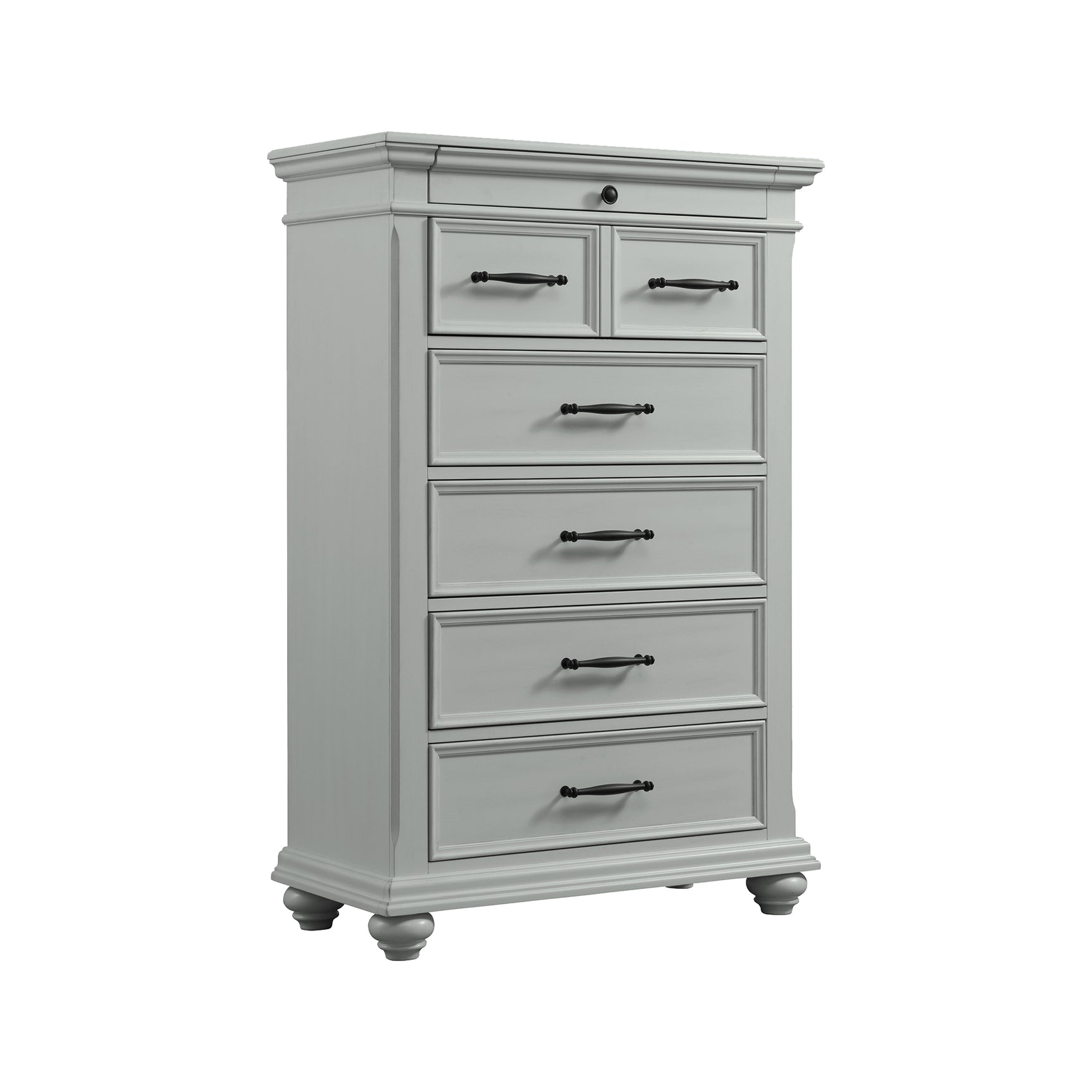 Slater Chest Grey - Tampa Furniture Outlet