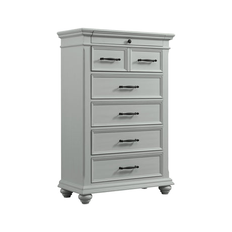 Slater Chest Grey - Tampa Furniture Outlet