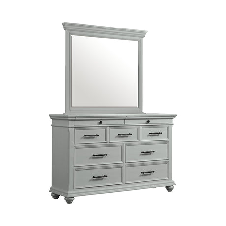 Slater 9-Drawer Dressser with Mirror - Tampa Furniture Outlet