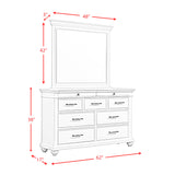 Slater 9-Drawer Dressser with Mirror - Tampa Furniture Outlet