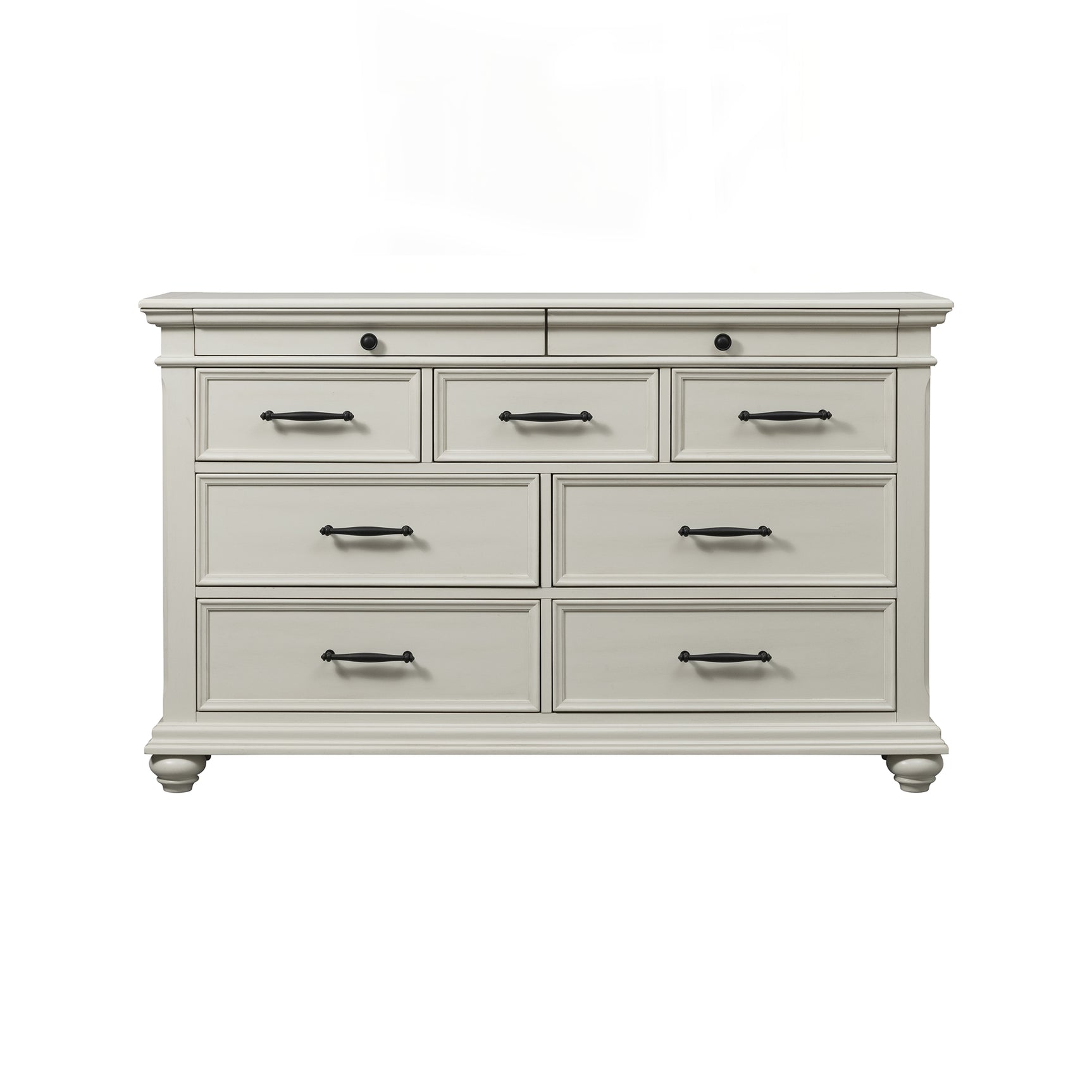 Slater Dresser in Antique White - Tampa Furniture Outlet