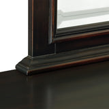 Slater Dresser & Mirror Set Black - Tampa Furniture Outlet