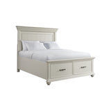 Slater Queen Bed in Antique White - Tampa Furniture Outlet