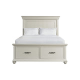 Slater Queen Bed in Antique White - Tampa Furniture Outlet
