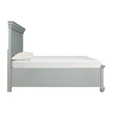 Slater Queen Platform Storage Bed in Grey - Tampa Furniture Outlet