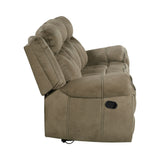 Sorrento Motion Sofa with Dropdown in T101 Brown