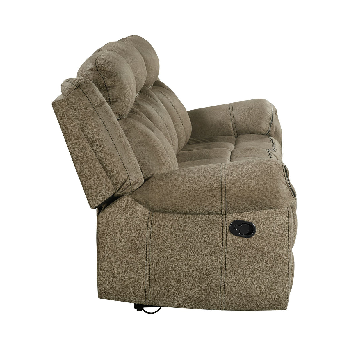 Sorrento Motion Sofa with Dropdown in T101 Brown