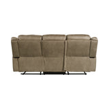 Sorrento Motion Sofa with Dropdown in T101 Brown