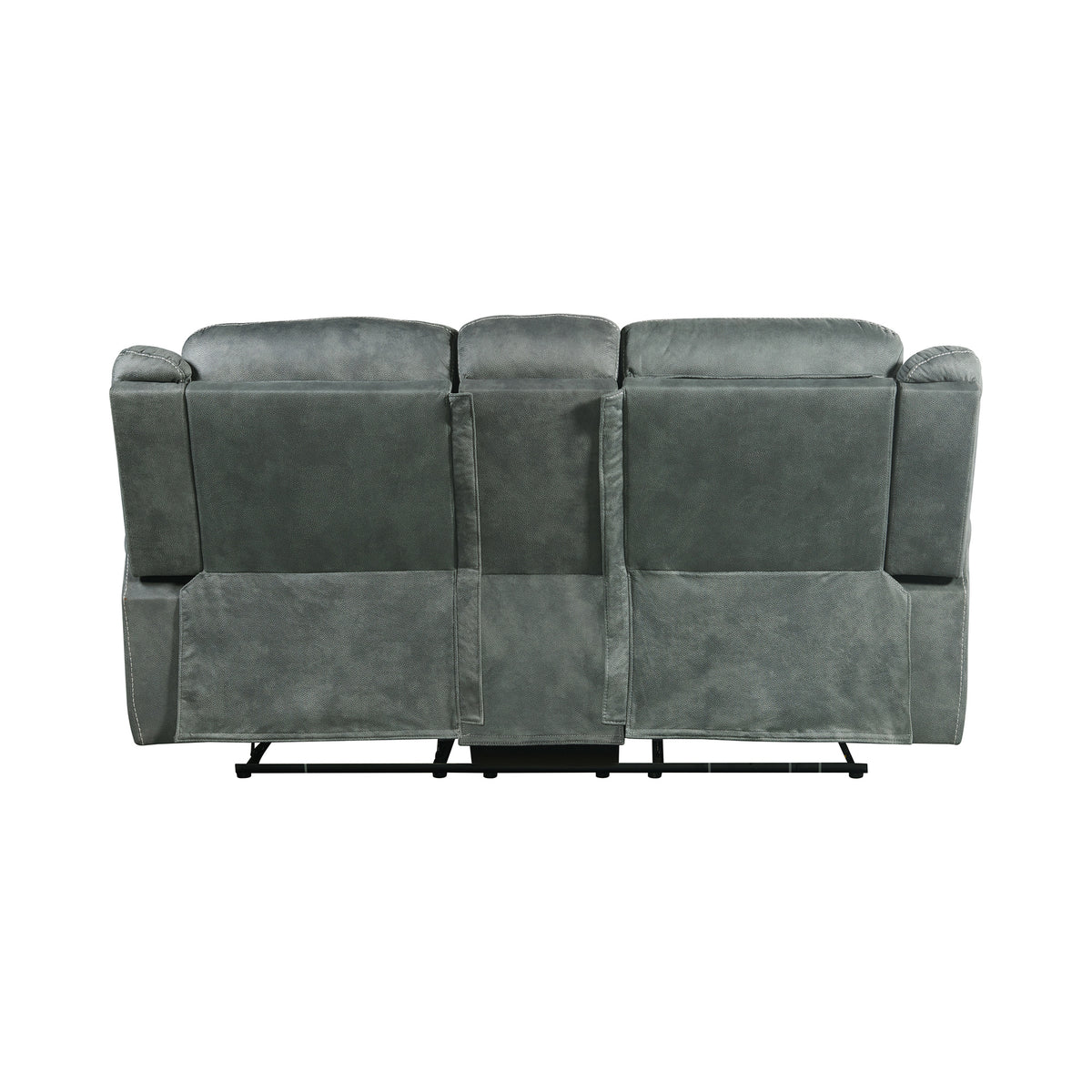 Sorrento Motion Loveseat with Console in FB367 Charcoal
