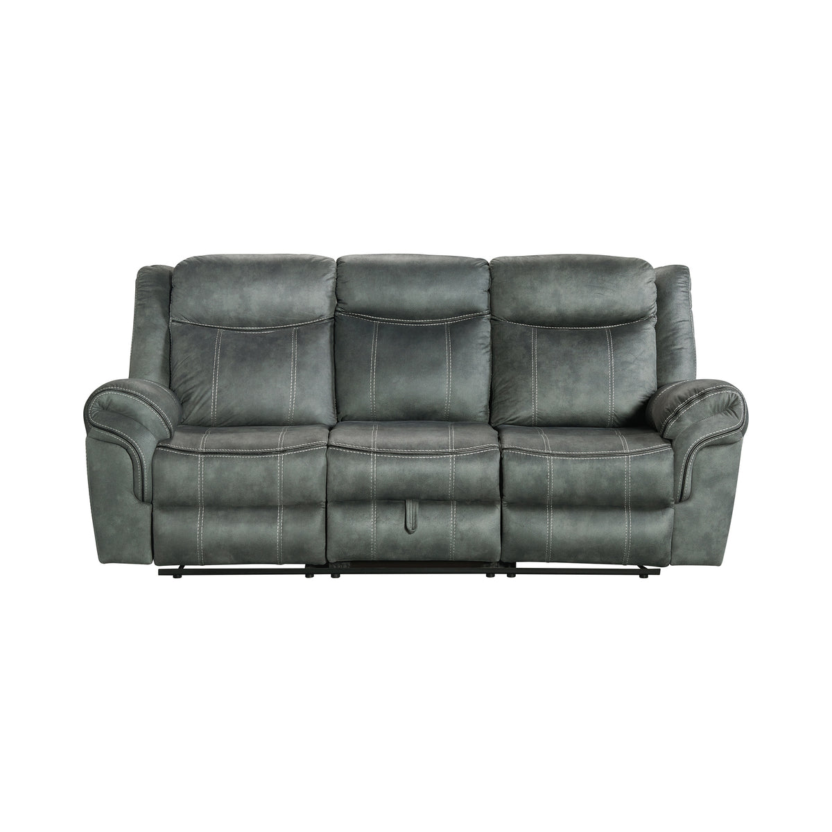 Sorrento Motion Sofa with Dropdown in FB367 Charcoal