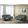 Sorrento Motion Loveseat with Console in FB367 Charcoal – SKU 59928-028-1X | Elements