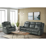 Sorrento Glider Recliner in FB367 Charcoal – SKU 59928-095-1X | Elements