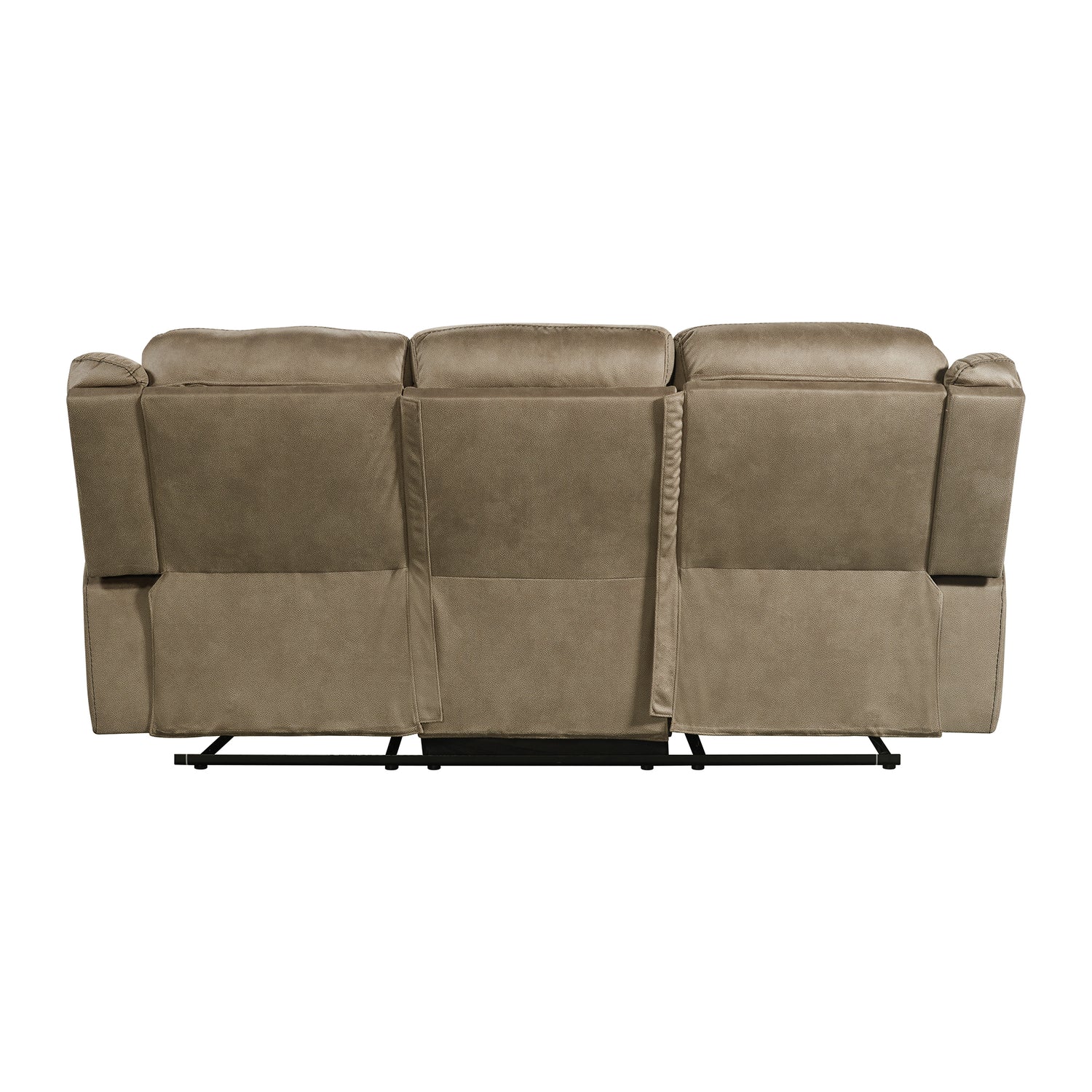 Sorrento Motion Sofa with Dropdown in T101 Brown - Tampa Furniture Outlet