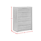 South Bend Chest in Black - Tampa Furniture Outlet