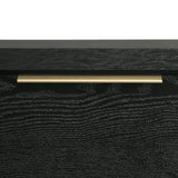 South Bend Dresser and Mirror Set in Black