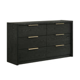 South Bend Dresser in Black - Tampa Furniture Outlet
