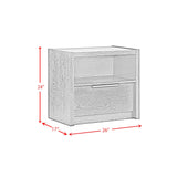 South Bend Nightstand with USB in Black - Tampa Furniture Outlet