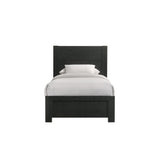 South Bend Twin Bed in Black - Tampa Furniture Outlet