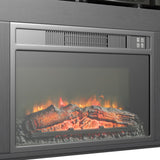 St. Cloud Fireplace with Sound System in Black - Tampa Furniture Outlet