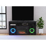 St. Cloud Fireplace with Sound System in Black – SKU LA-14250-8-FP | Elements