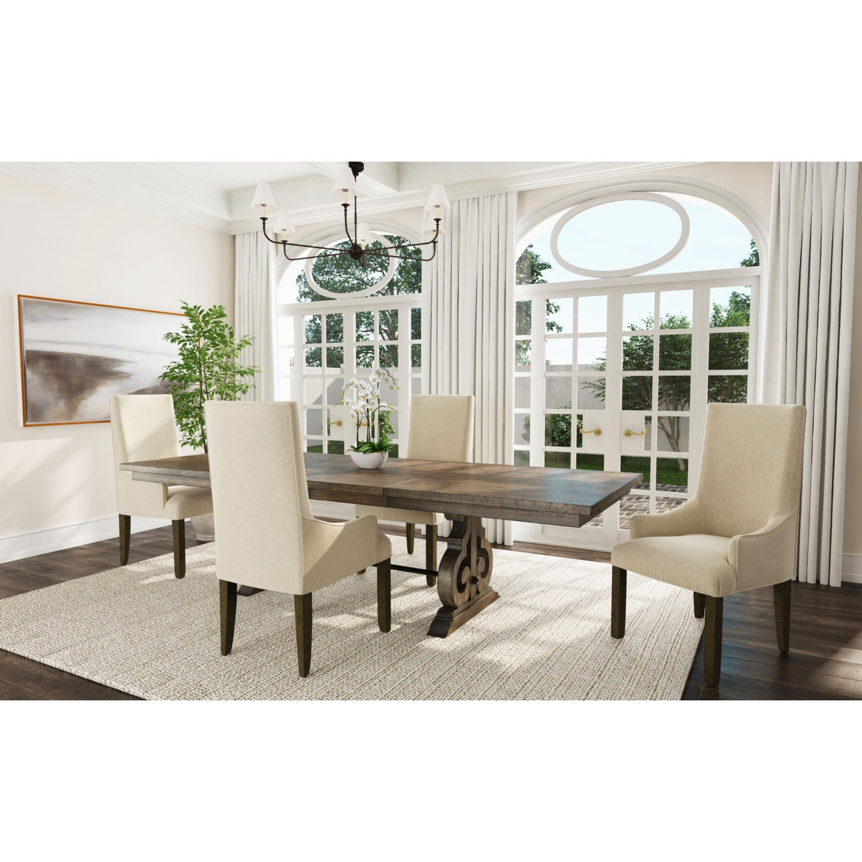 Stone Dining Table & Base - Tampa Furniture Outlet