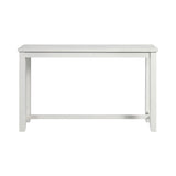 Stone Occasional Bar Table Single Pack in White (Table + Three Stools)