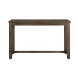 Stone Occasional Bar Table Single Pack Gray Finish (Table + Three Stools)