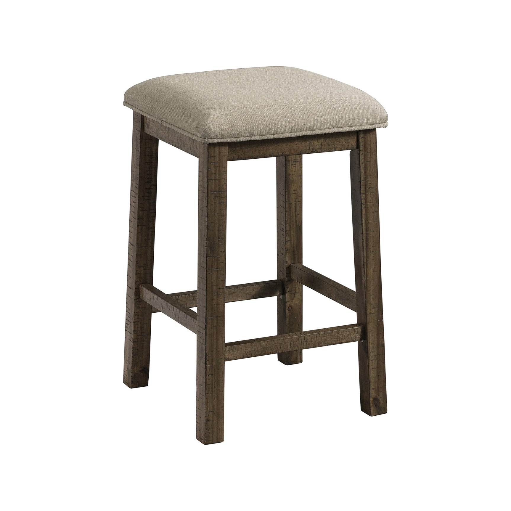 Stone Occasional Bar Table Single Pack Gray Finish (Table + Three Stools) - Tampa Furniture Outlet