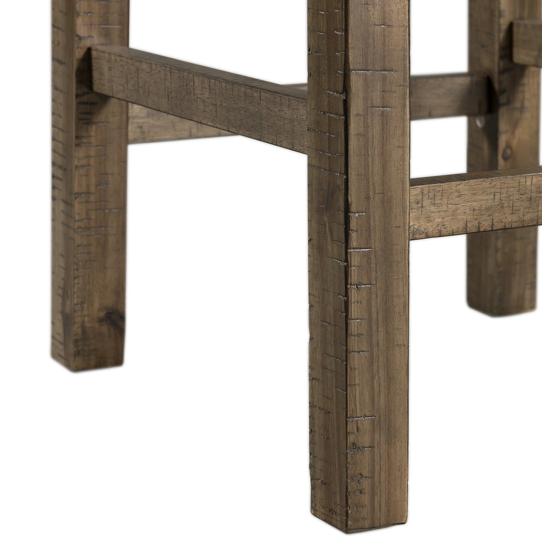Stone Occasional Bar Table Single Pack Gray Finish (Table + Three Stools) - Tampa Furniture Outlet