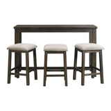 Stone Occasional Bar Table Single Pack (Table + Three Stools) - Tampa Furniture Outlet