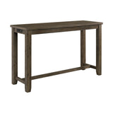 Stone Occasional Bar Table Single Pack Gray Finish (Table + Three Stools) - Tampa Furniture Outlet