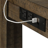Stone Occasional Bar Table Single Pack Gray Finish (Table + Three Stools) - Tampa Furniture Outlet
