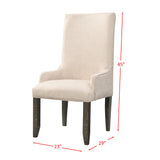 Stone Parson Arm Chair (2 Per Pack) - Tampa Furniture Outlet