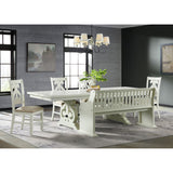 Stone Wooden Swirl Back Side Chair in White (2 Per Pack) - Tampa Furniture Outlet