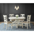 Stone Round Dining Table W/PU Base in White – SKU DST780DT | Elements