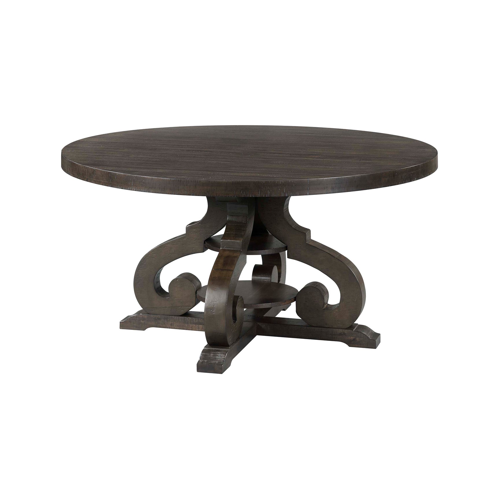 Stone Round Dining Table W/PU Base - Tampa Furniture Outlet