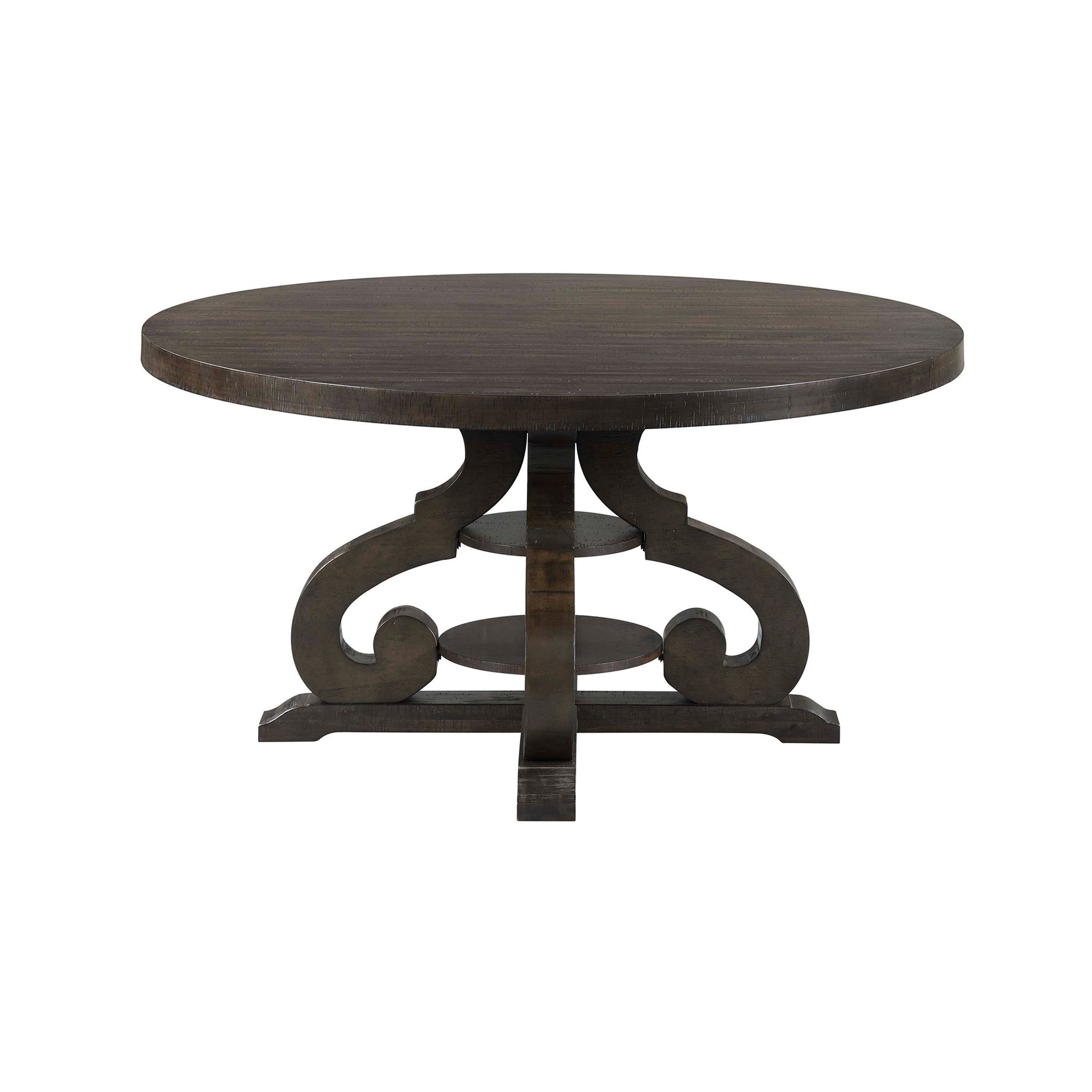 Stone Round Dining Table W/PU Base - Tampa Furniture Outlet